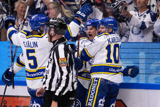 Leksands David Rundqvist jublar