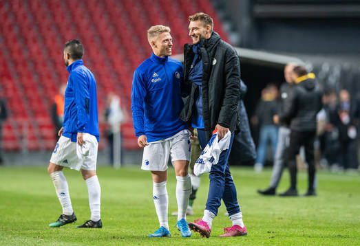  Viktor Fischer (7), FC København and Nicklas Bendtner (32), FC København]