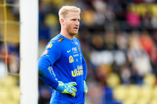 Falkenbergs målvakt Hampus Nilsson