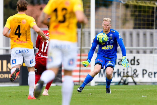 Falkenbergs målvakt Hampus Nilsson