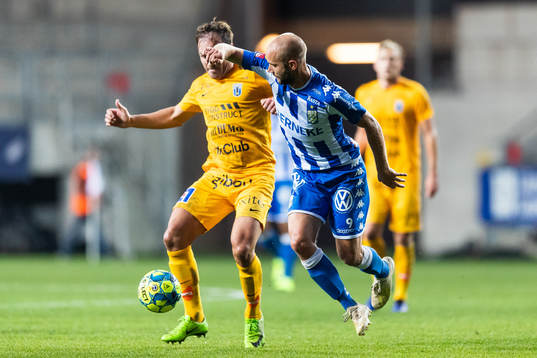 Sirius Niklas Busch Thor och IFK Göteborgs Robin Söder i