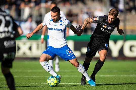IFK Norrköpings Sead Haksabanovic och Örebros Daniel