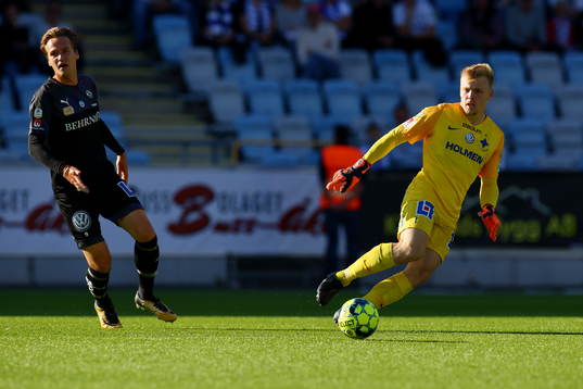 IFK Norrköpings målvakt Isak Pettersson och Örebros