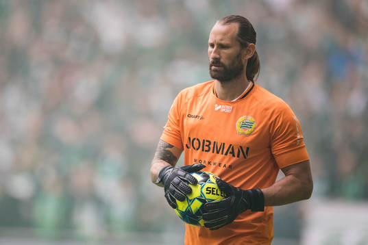 Hammarbys målvakt Johan Wiland