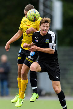 Elfsborgs Theo Lind och Lunds Oscar Nilsson Gullberg