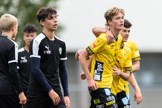 Elfsborgs Theodor Svensson jublar efter 1-0