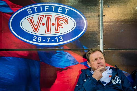 Bjarne Berntsen, head coach of Viking, ahead of the Eliteserien match between Vålerenga and Viking on September 22, 2019 in Oslo.