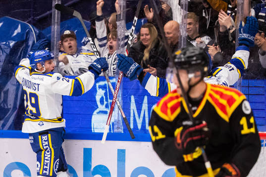 Leksands David Rundqvist jublar