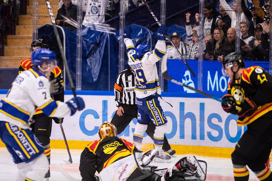 Leksands David Rundqvist jublar