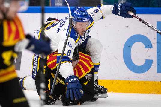 Brynäs Lukas Kilström och Leksands Filip Johansson