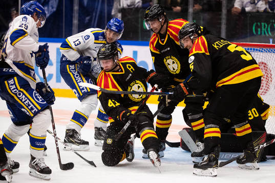 Brynäs Greg Scott och Eric Norin och Lukas Kilström och