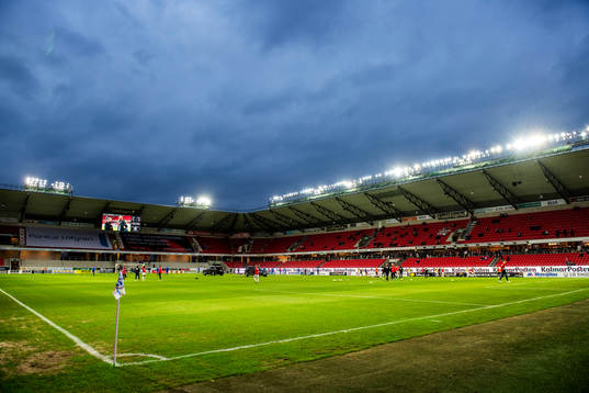 Generell vy över Guldfågeln Arena