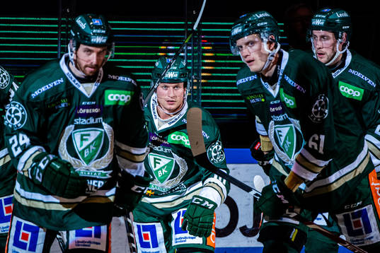 Färjestads Michael Lindqvist, Jonathon Blum, Marcus