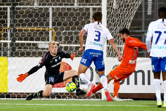 IFK Norrköpings målvakt Isak Pettersson och AFC