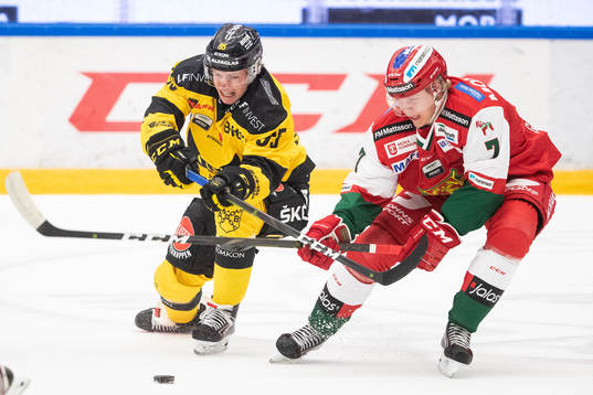 Västerås Gustav Lindberg och Moras Jonathan Granström