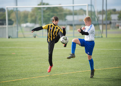 i matchen för pojkar födda 2007 mellan IFK Hässleholm