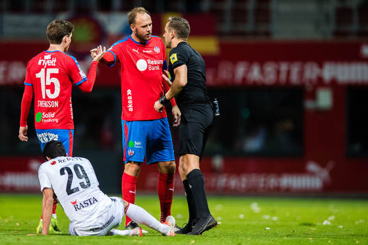 Helsingborgs Max Svensson och Andreas Granqvist i