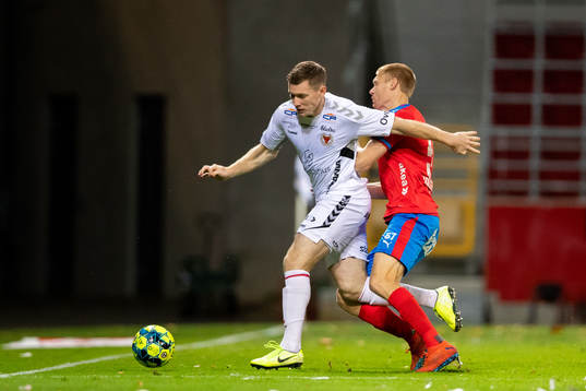 Kalmars Viktor Agardius och Helsingborgs Markus Holgersson