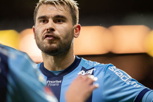 Djurgårdens Astrit Ajdarevic jublar