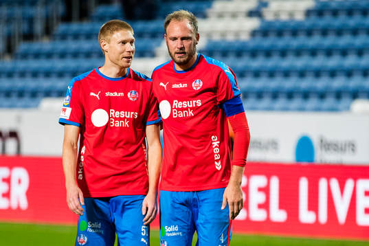 Helsingborgs Markus Holgersson och Andreas Granqvist