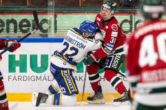 Leksands Sebastian Wännström och Frölundas Nicklas Lasu