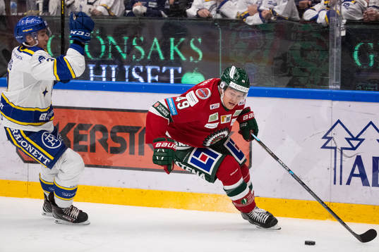 Leksands August Berg och Frölundas Rhett Rakhshani