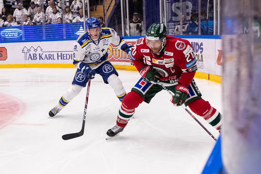 Leksands Calle Själin och Frölundas Joel Lundqvist