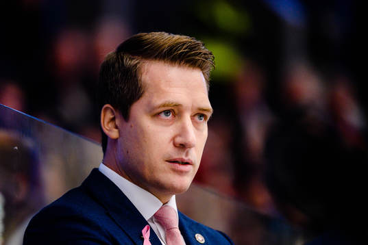 Växjös tränare Sam Hallam