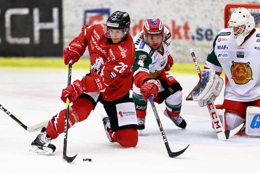 Vita Hästens Istvan Bartalis och Moras Viktor Amnér