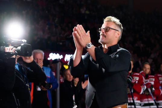 F.d. frölundaspelaren Ronnie Sundin hyllas