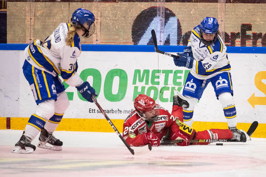 Leksands Moa Viklund och Modos Marion Allemoz