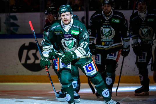 Färjestads Jamo Kärki jublar