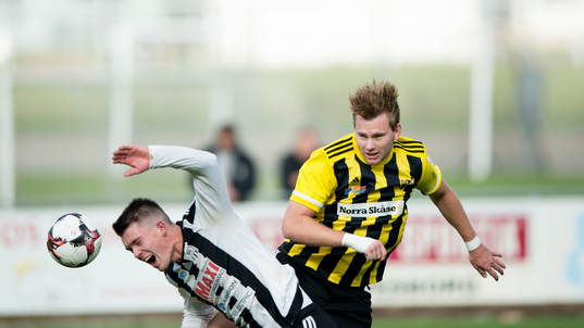 IFK Hässleholms Mattias Jönsson i matchen i division 2 mellan Bromölla och IFK Hässleholm i Bromölla 5 oktober 2019.  
