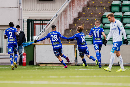 Sundsvalls Omar Eddahri jublar efter 2-0