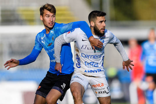 Halmstads Rasmus Wiedesheim-Paul och Norrbys Jasen Khayat