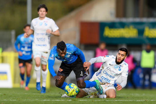 Halmstads Thomas Boakye och Norrbys Jasen Khayat