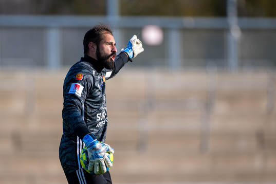 Syrianskas målvakt Dejan Garaca