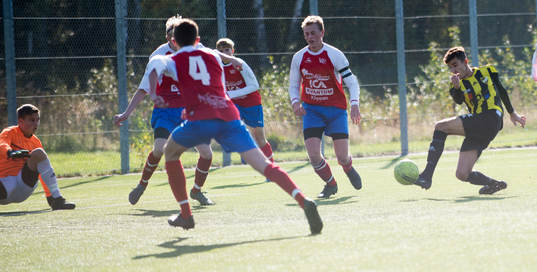  i matchen för pojkar födda 2003 mellan IFK Hässleholm och Vedby/Rönne i Hässleholm 6 oktober 2019.  