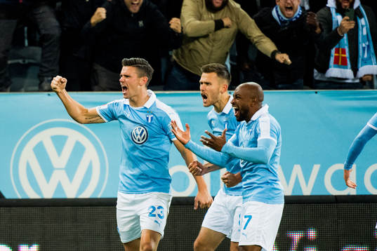 Malmö FFs Marcus Antonsson, Arnór Traustason och Fouad