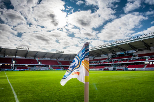 Generell vy över Guldfågeln Arena