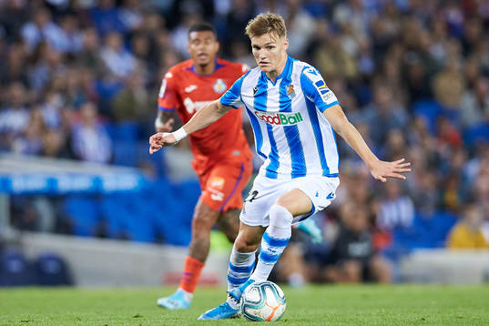Martin Ødegaard of Real Sociedad