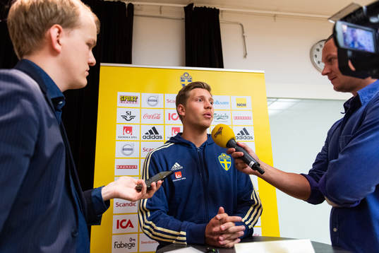 Alexander Fransson of the Swedish national football team