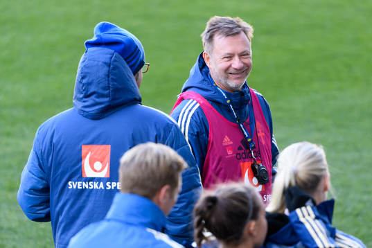 Sveriges förbundskapten Peter Gerhardsson