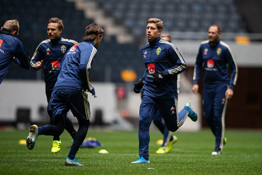 Alexander Fransson of the Swedish national football team