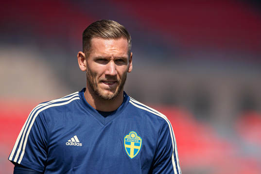 Robin Olsen of the Swedish national football team