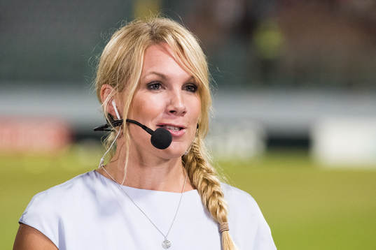 Anna Brolin of Cmore ahead of the UEFA Euro Qualifier football match between Malta and Sweden on October 12, 2019 in Ta'Qali.