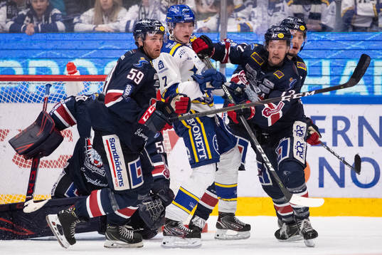 Leksands Lucas Nordsäter och Linköpings Anton Mylläri