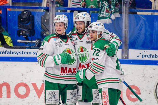Rögles Anton Bengtsson, Dennis Everberg och Daniel Zaar
