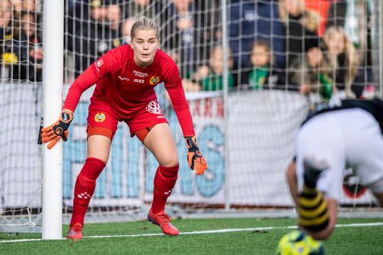 Hammarbys målvakt Britta Elsert Gynning