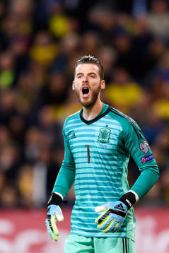 Goalkeeper David de Gea of Spain